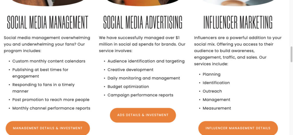 Firebelly Marketing social media management package