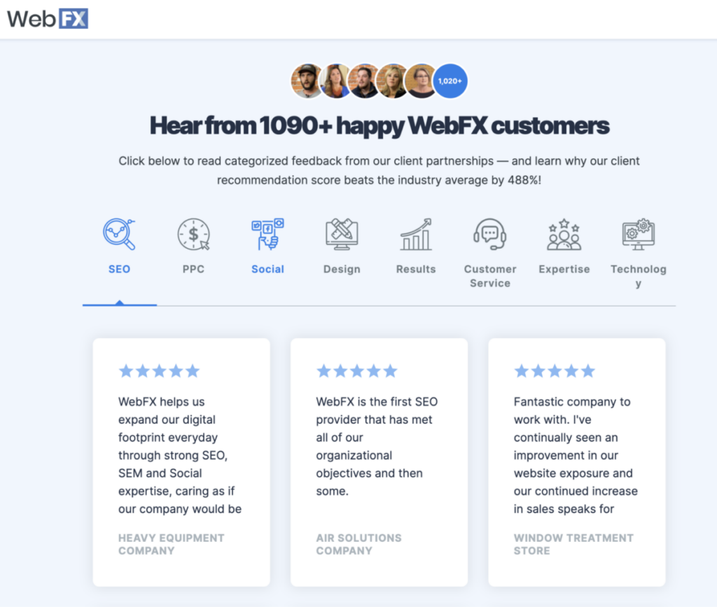 WebFX Reviews