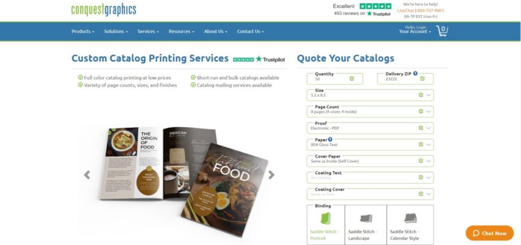 Custom Catalog Printing Services Conquest Graphics