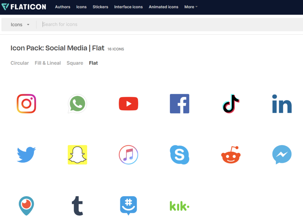 Icon Pack: Social Media Icons