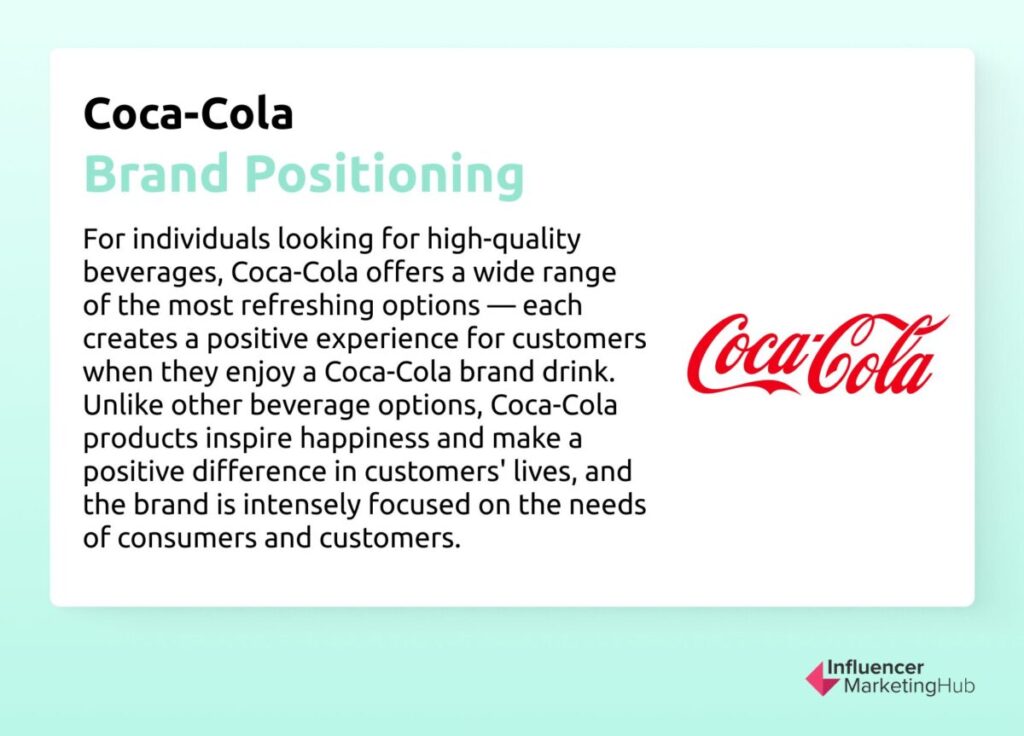 Coca-Cola Brand Positioning