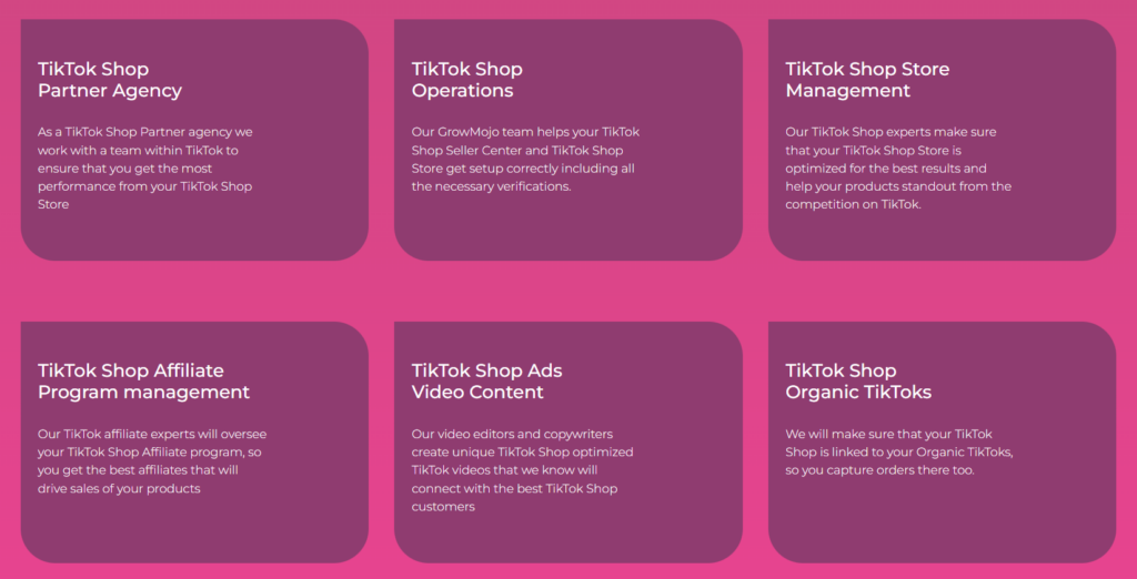 GrowMojo TikTok Shop Partner Agency