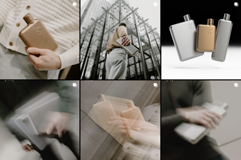 memobottle instagram grid