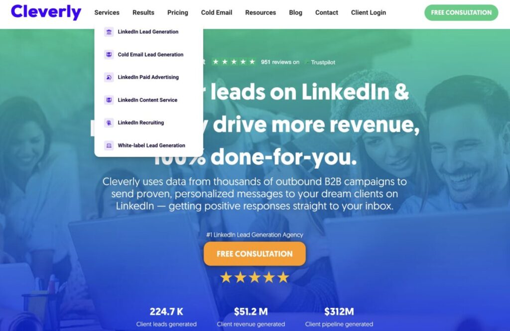 Cleverly LinkedIn lead generation