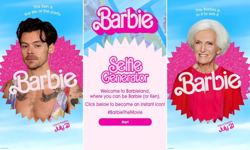 Barbie movie campaign