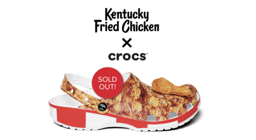 KFC x Crocs campaign