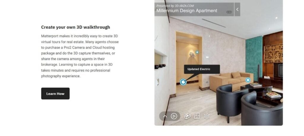 Matterport’s 3D virtual tours