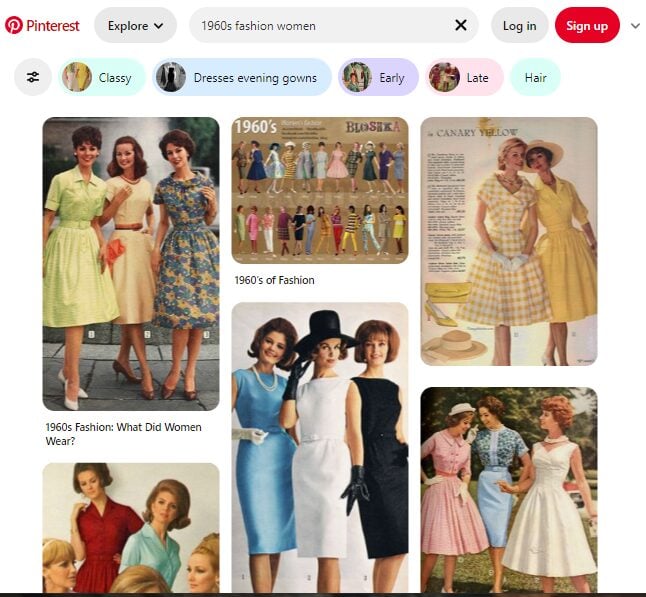 Pinterest results