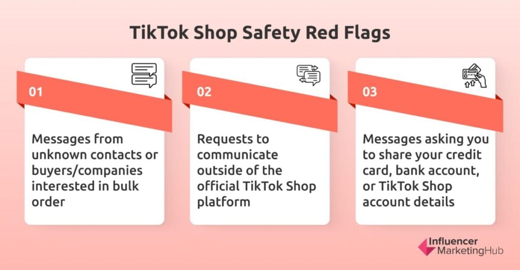 TikTok Shop safety red flags