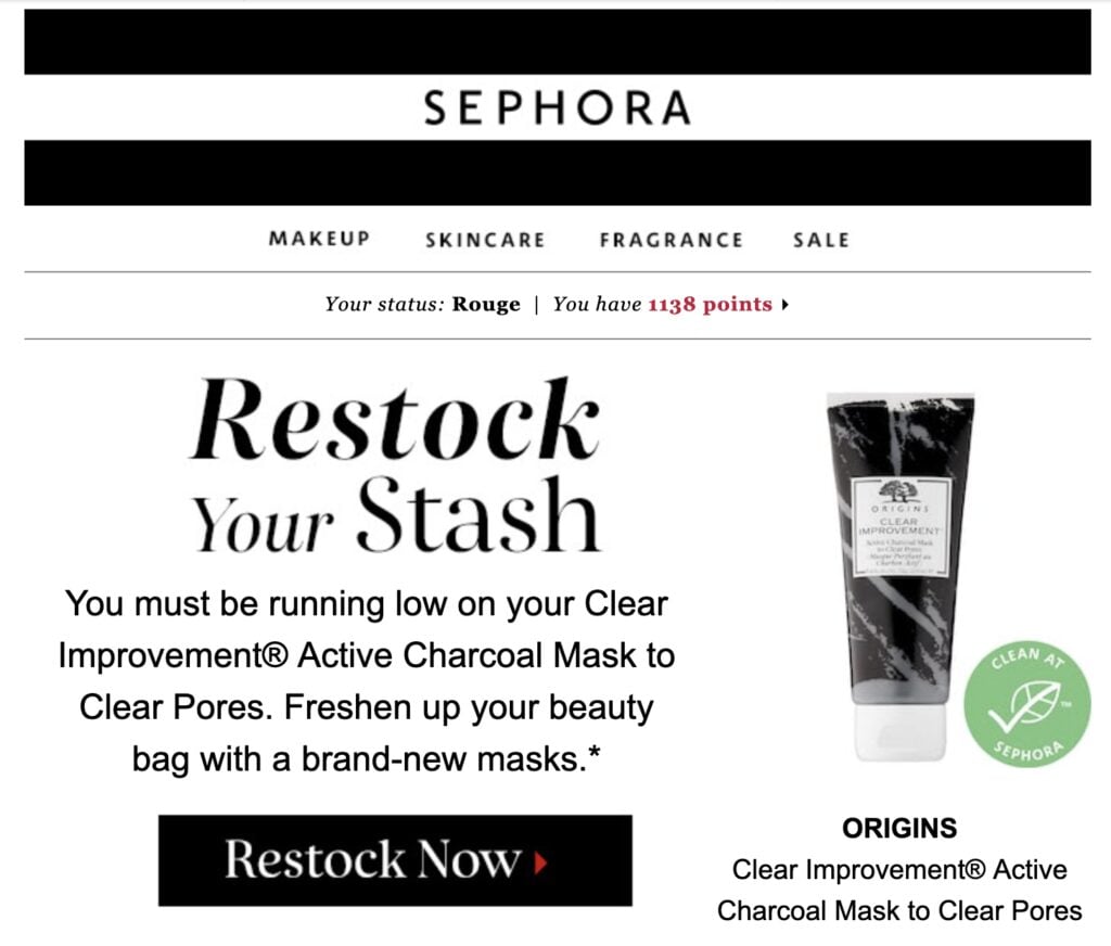 Sephora on-demand marketing