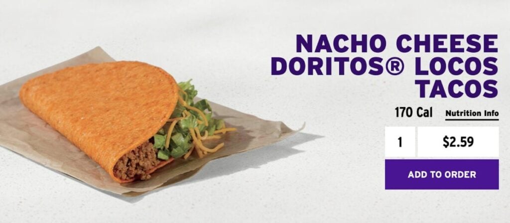 Taco Bell / Doritos partnership