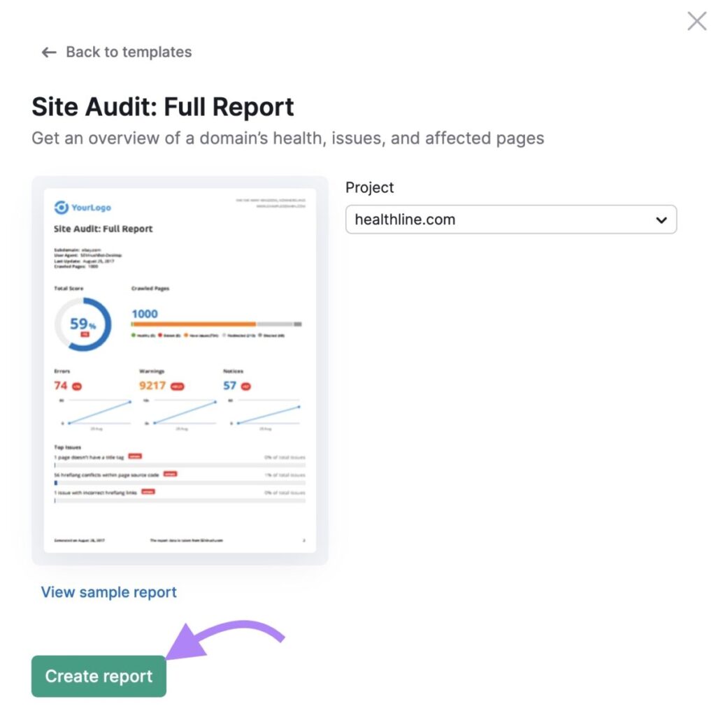 Site Audit: Full Report