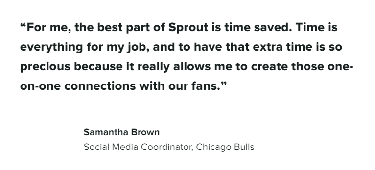 Sprout Social Chicago Bulls