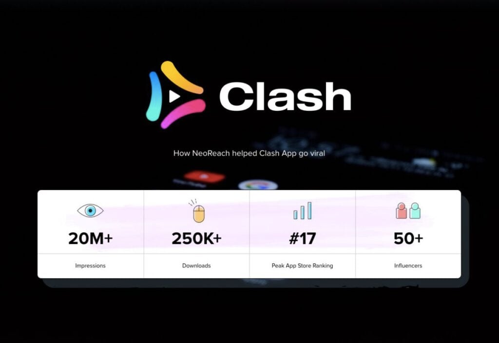 Clash app neoreach case study