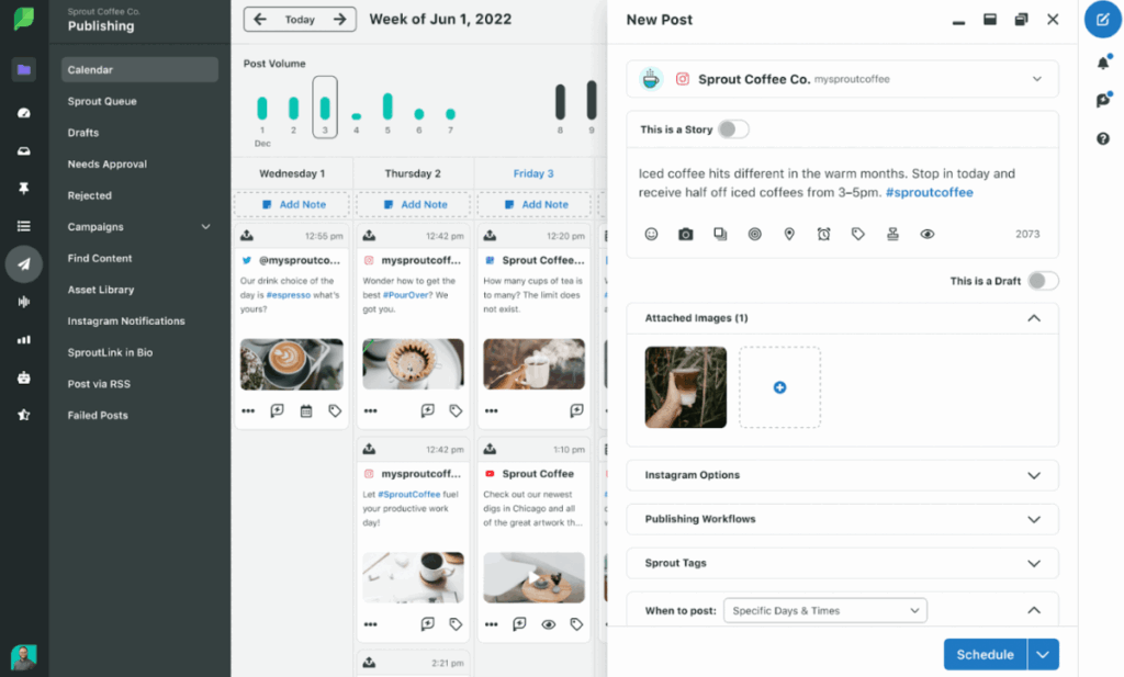 Platform-Integrated Content Calendar