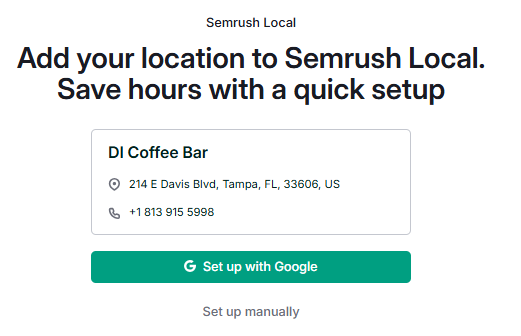 Semrush GBP optimization