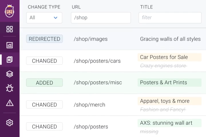 Conductor content change tracking 