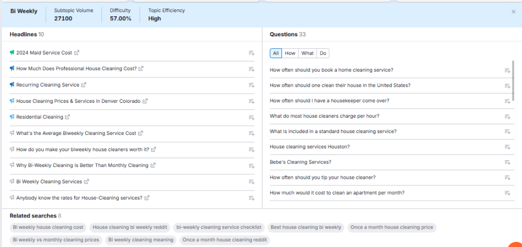 Topic research tool 