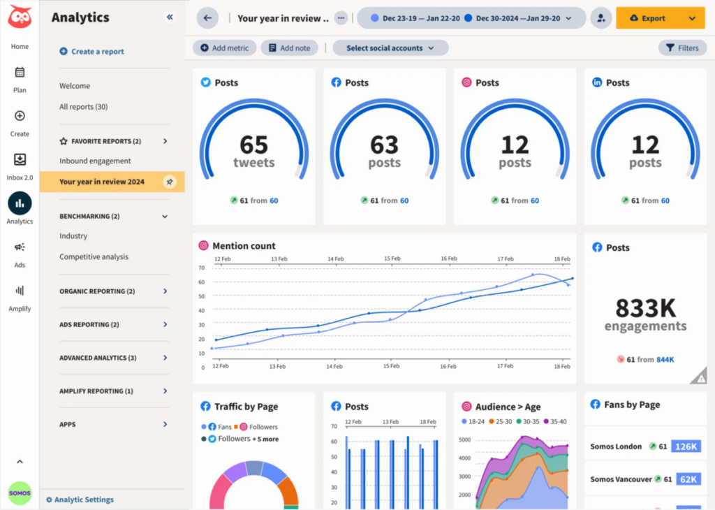 Customizable reporting feature