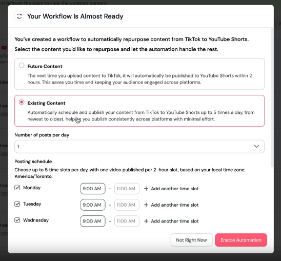 Automated workflow