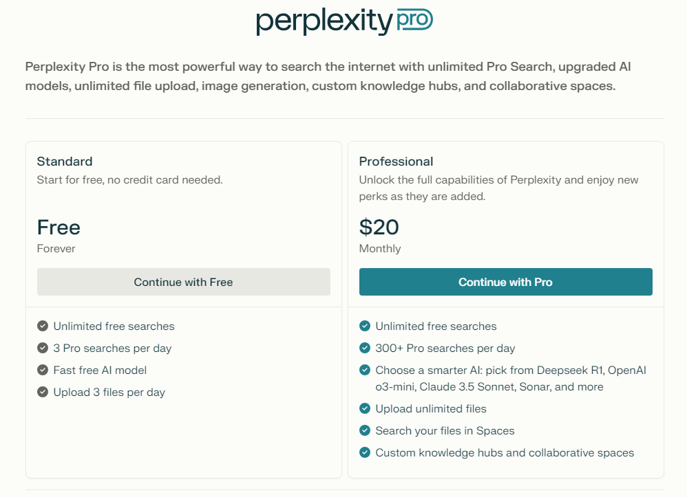 Perplexity Pro