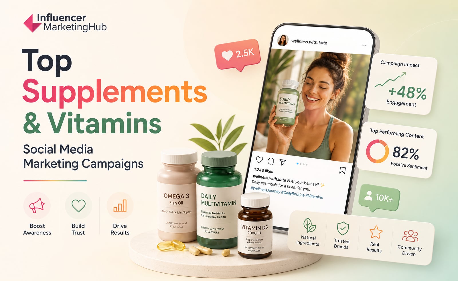 Top Supplements & Vitamins Social Media Marketing Campaigns ...