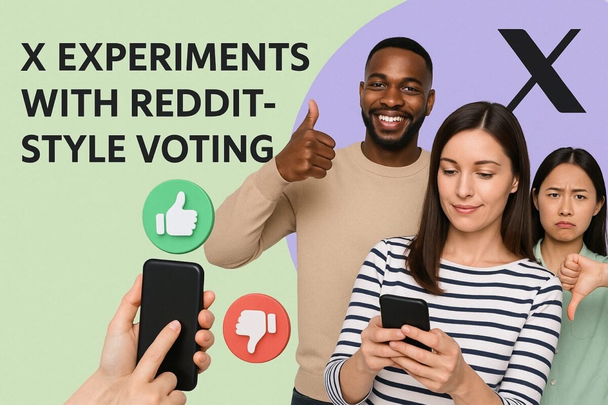 X Experiments with Reddit-Style Voting