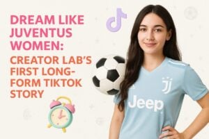 Dream Like Juventus Women: Creator Lab’s First Long-Form TikTok Story