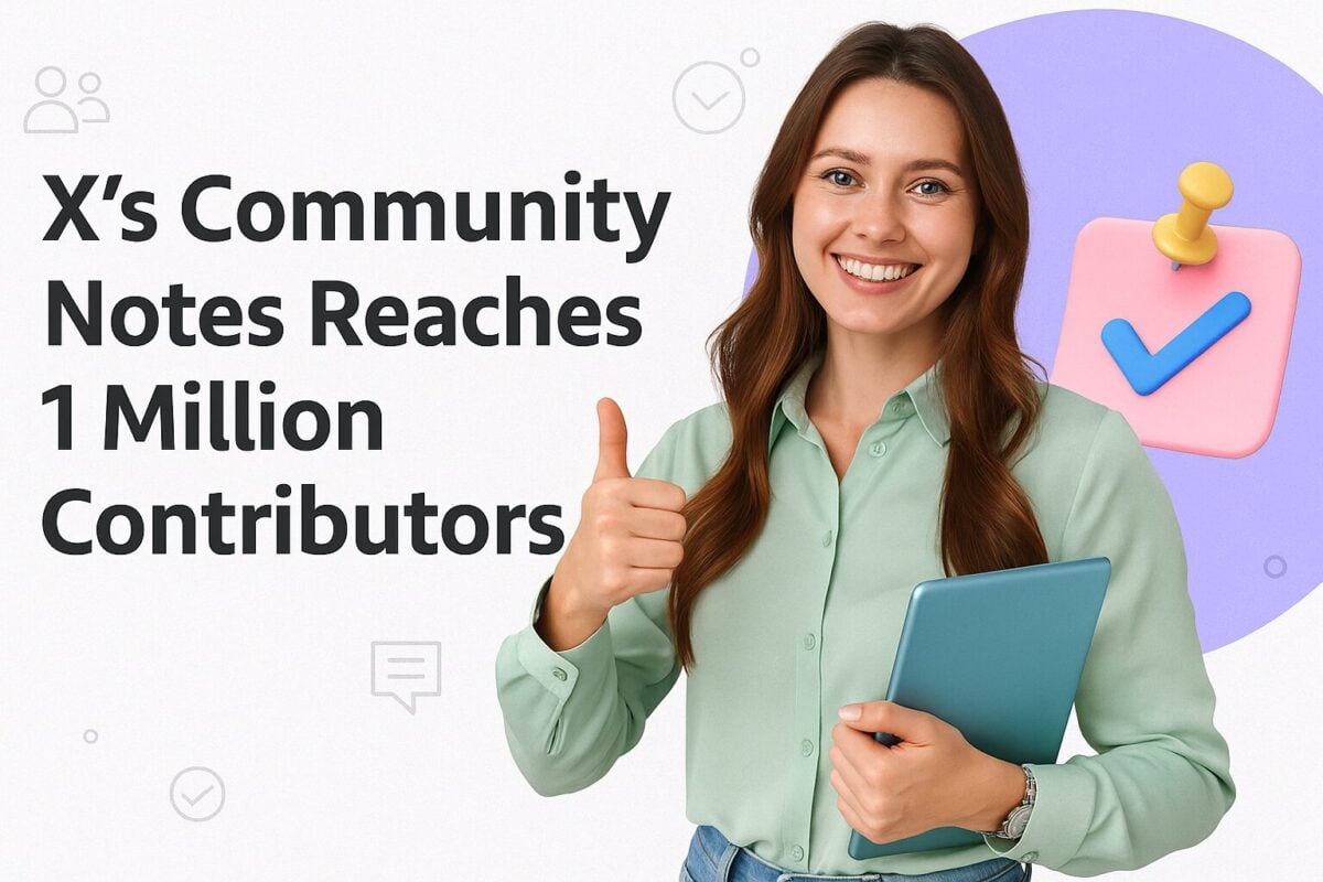 X’s Community Notes Reaches 1 Million Contributors