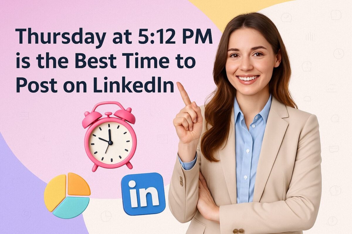 LinkedIn Study Finds Thursday Evening Is the Best Time to Post