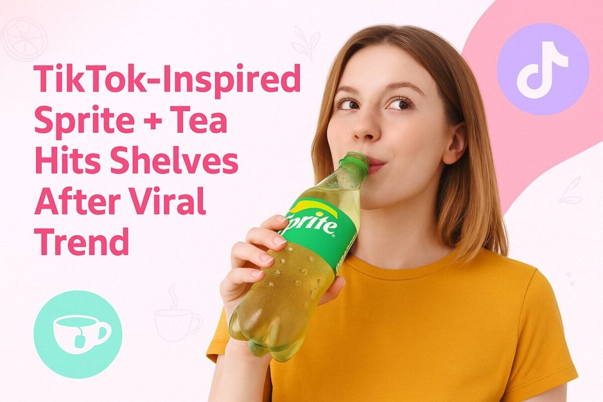 TikTok-Inspired Sprite + Tea Hits Shelves After Viral Trend