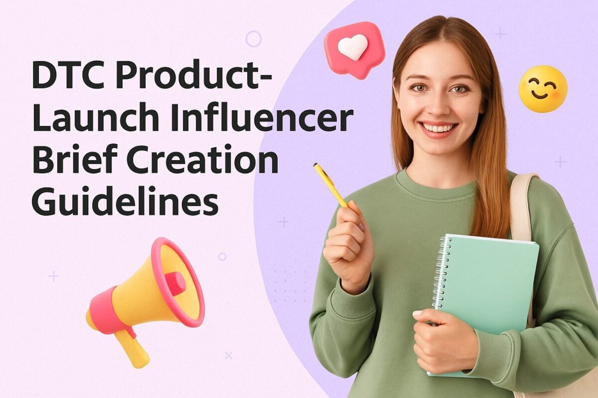 DTC Product-Launch Influencer Brief Creation Guidelines