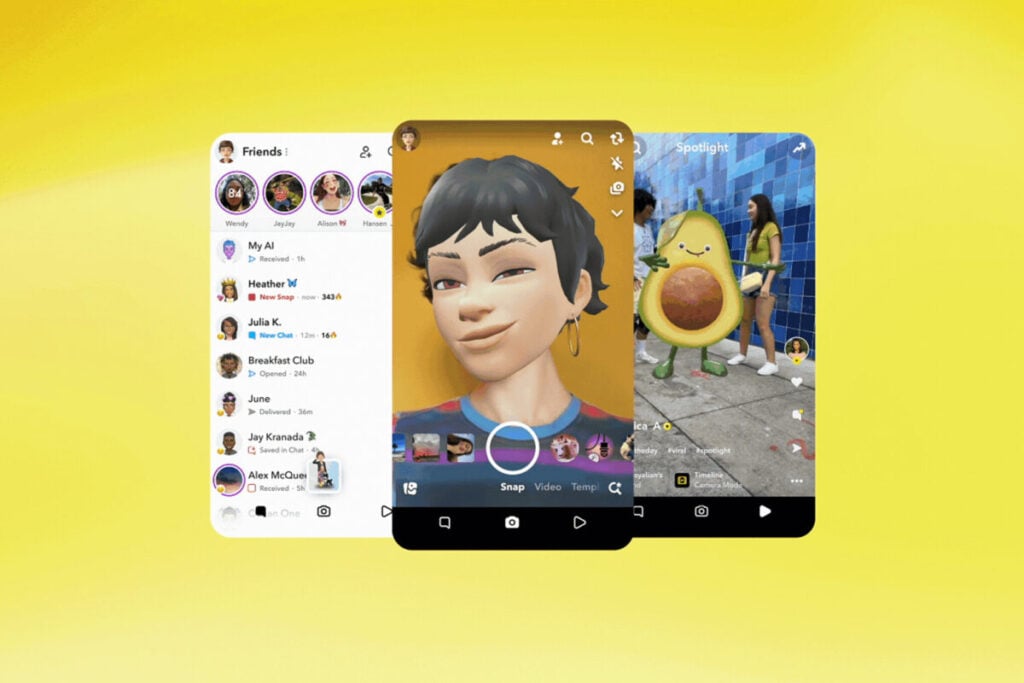 Snapchat 3-tab Redesign