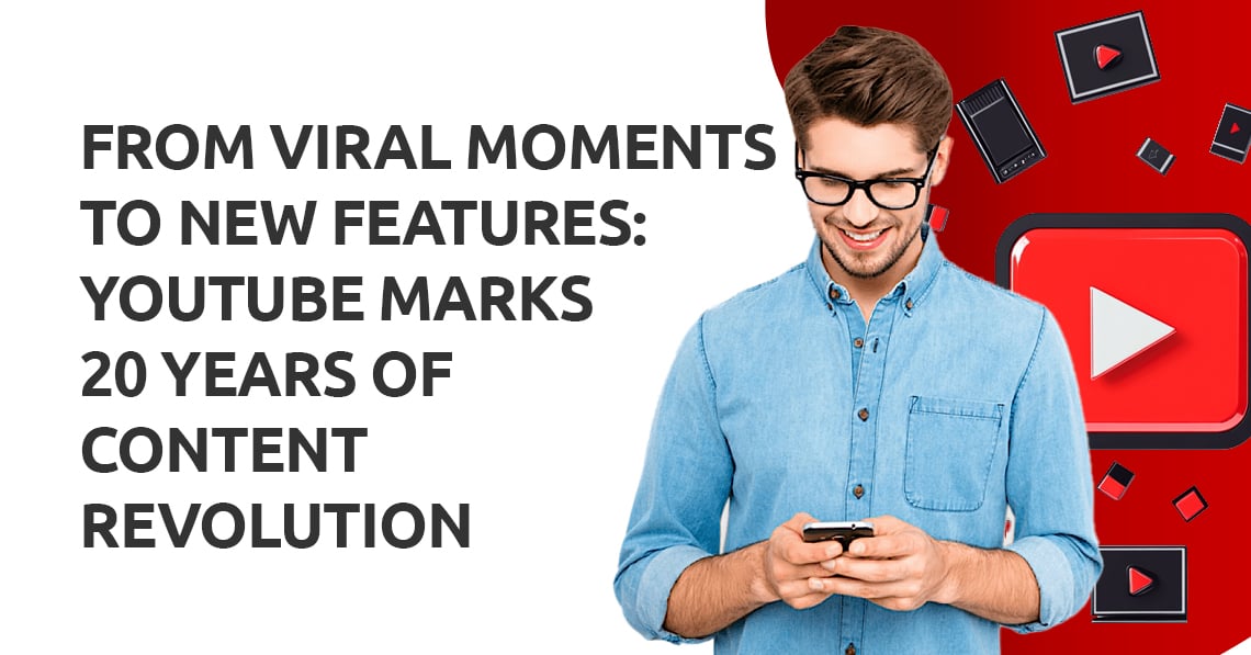 YouTube Marks 20 Years of Content Revolution