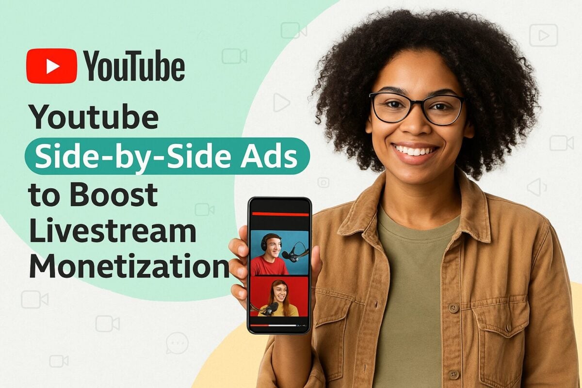 YouTube Launches Side-by-Side Ads to Boost Livestream Monetization