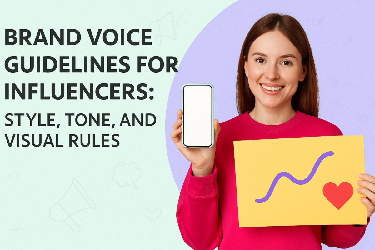 Brand Voice Guidelines for Influencers: Style, Tone, and Visual Rules