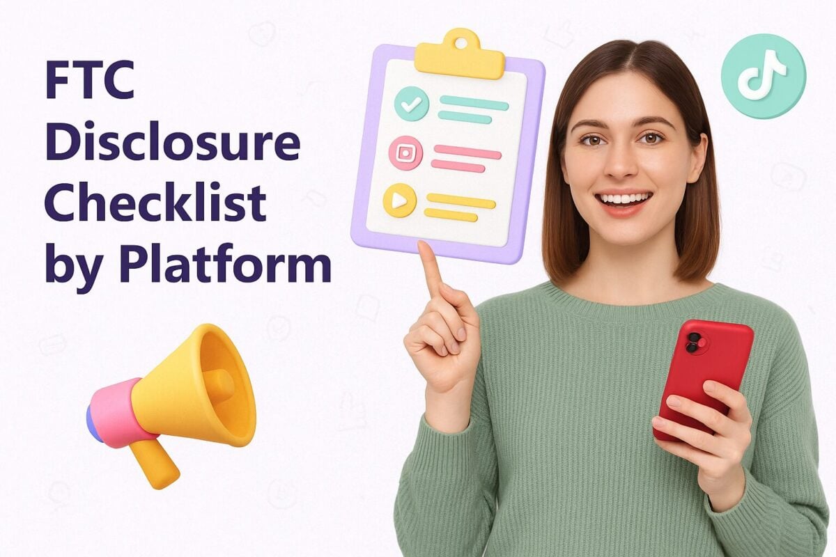 FTC Disclosure Checklist by Platform
