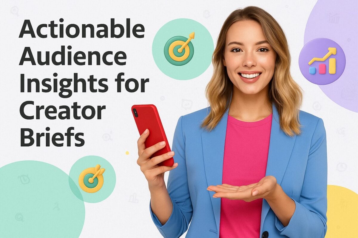 Actionable Audience Insights for Creator BriefsActionable Audience Insights for Creator Briefs
