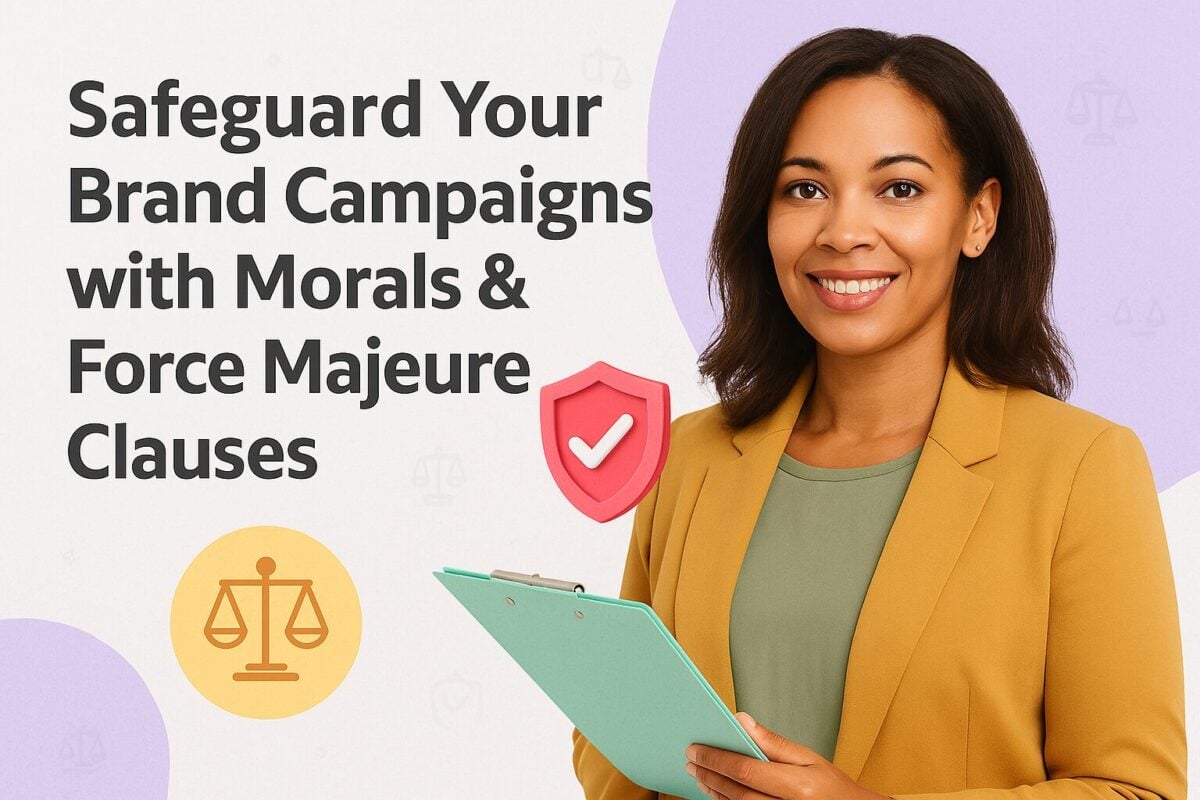 Safeguard Your Brand Campaigns with Morals & Force Majeure Clauses