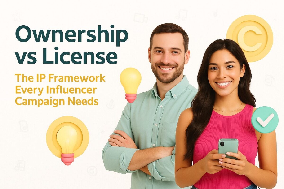 Ownership vs License - The IP Framework Every Influencer Campaign Needs