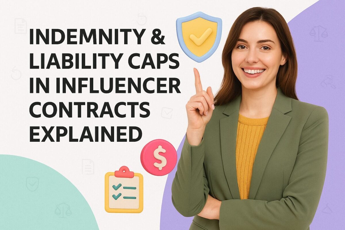 Indemnity & Liability Caps in Influencer Contracts Explained