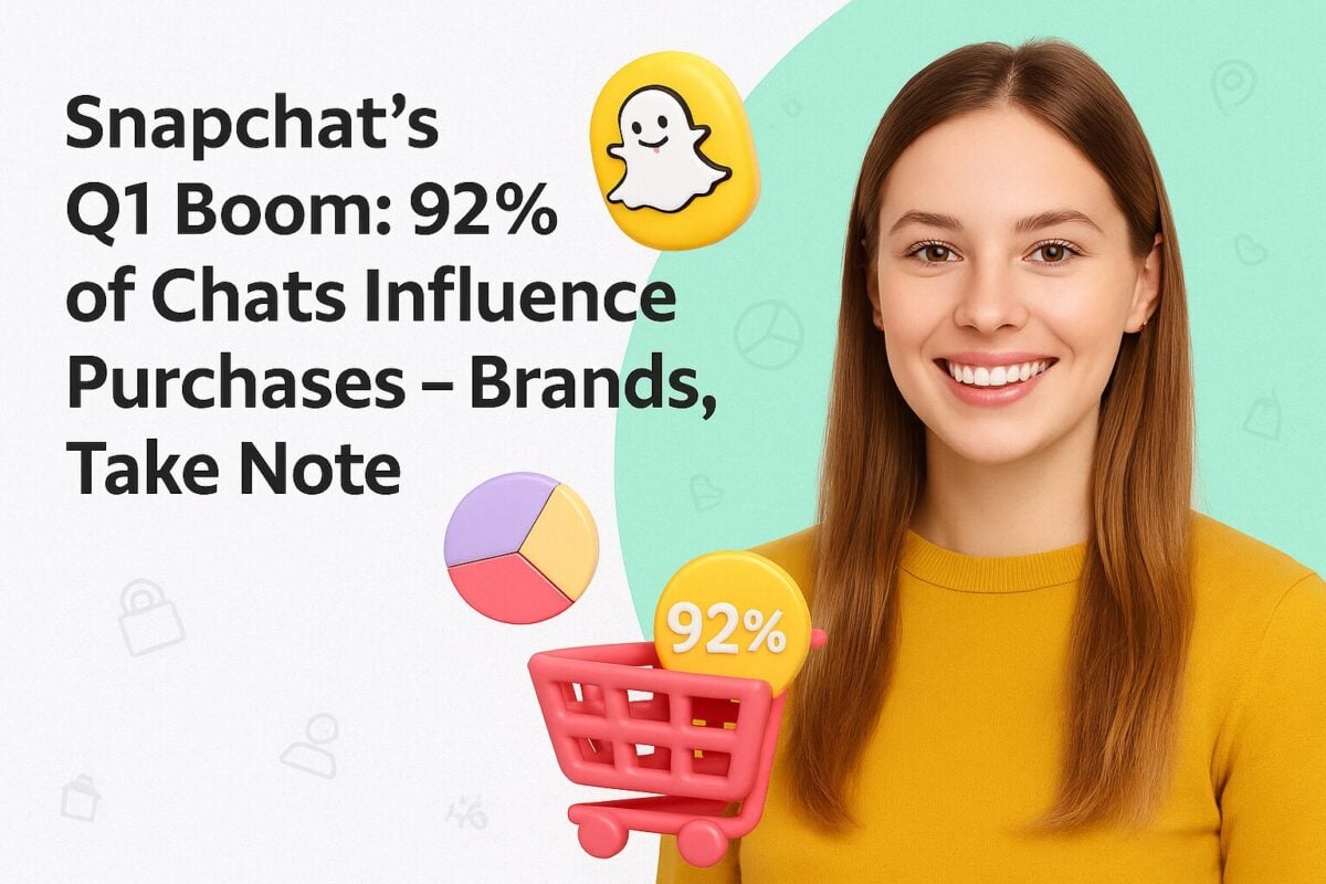 Snapchat’s Q1 Boom: 92% of Chats Influence Purchases—Brands, Take Note