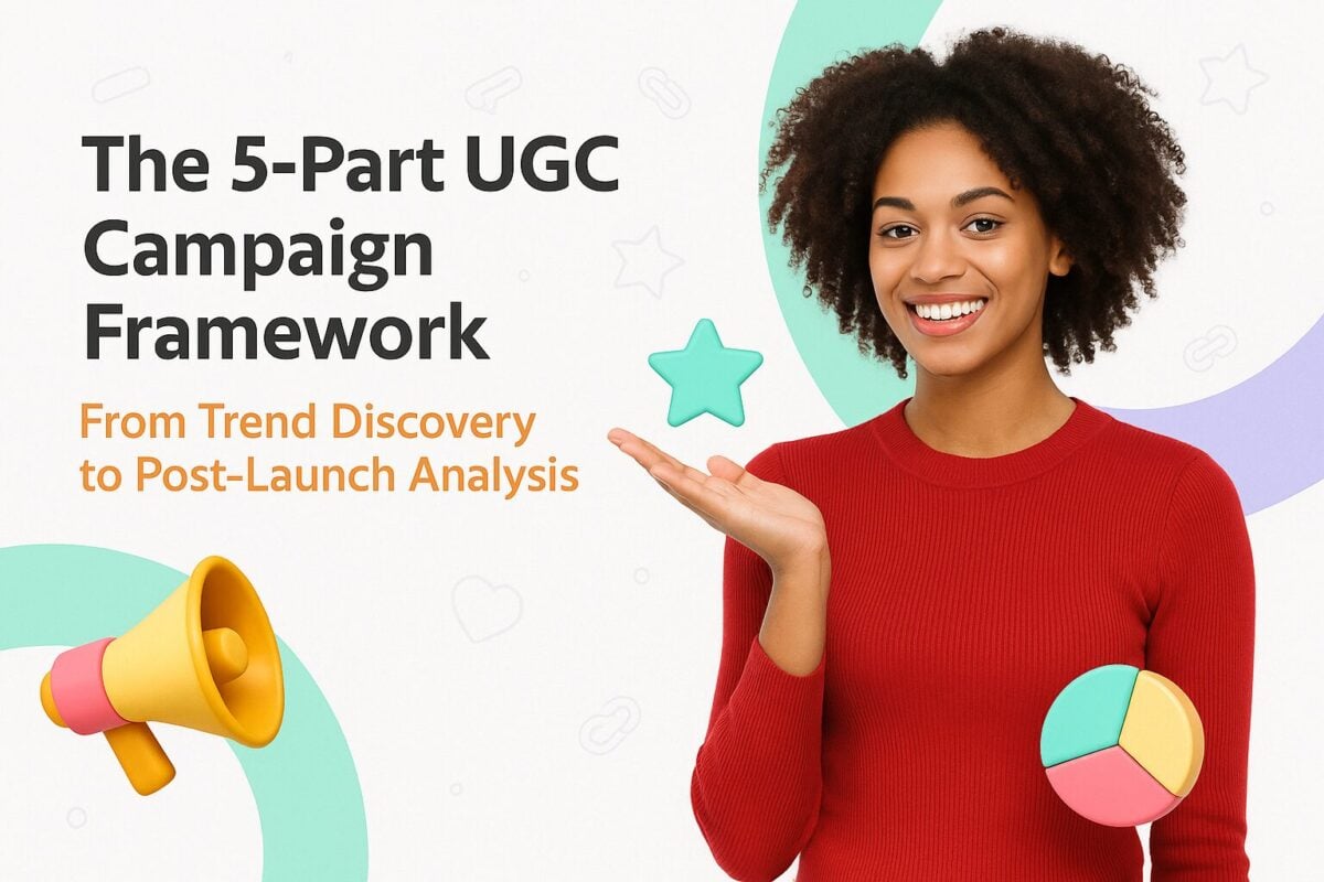 The 5-Part UGC Campaign Framework: From Trend Discovery to Post-Launch Analysis