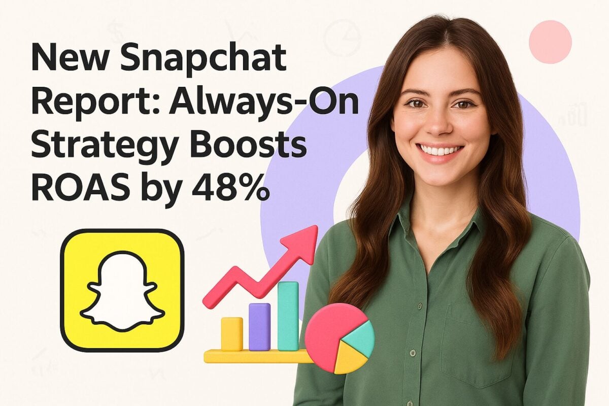 New Snapchat Report Highlights Always-On Strategy Boosts ROAS by 48%