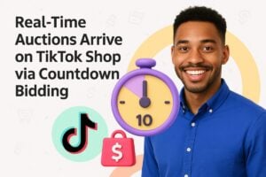 Real-Time Auctions Arrive on TikTok Shop via Countdown Bidding