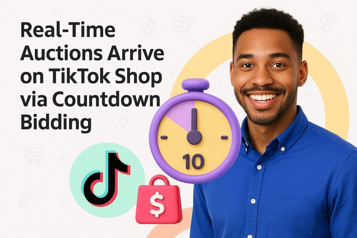 Real-Time Auctions Arrive on TikTok Shop via Countdown Bidding