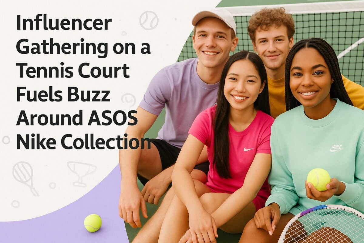 Influencer Gathering on a Tennis Court Fuels Buzz Around ASOS Nike Collection
