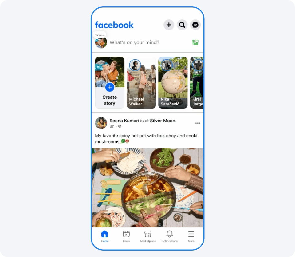 Facebook Reel Update