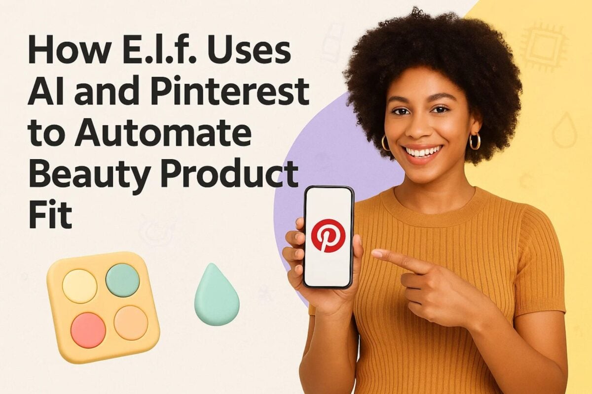 E.l.f. and Pinterest Unveil A Revolutionary AI Color Matching Makeup Tool