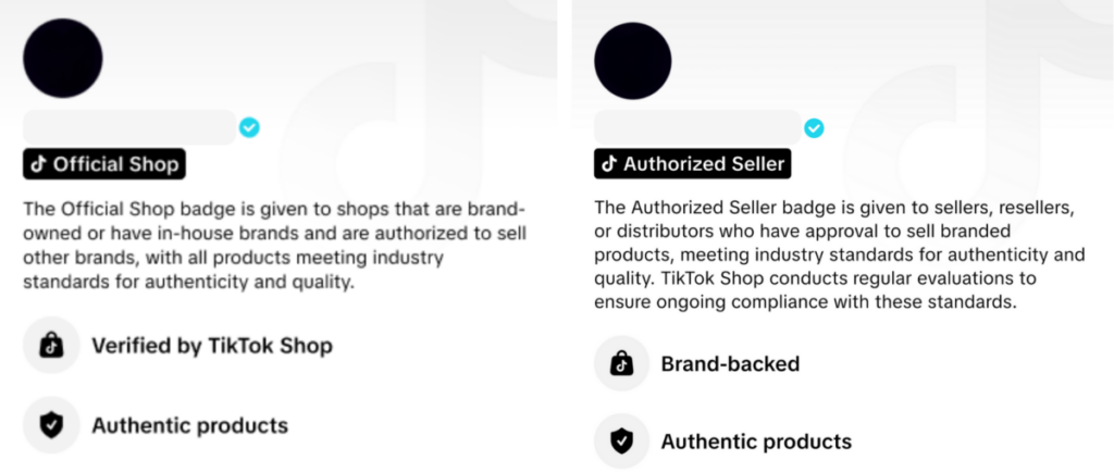 TikTok Shop New Badge System